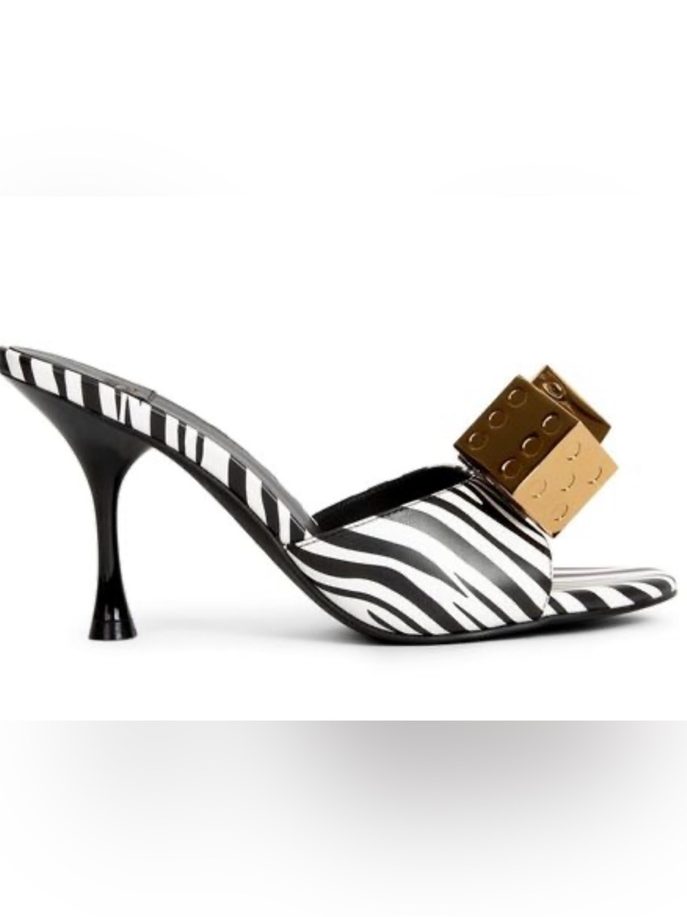 Jeffrey Campbell Zebra Dice Mules